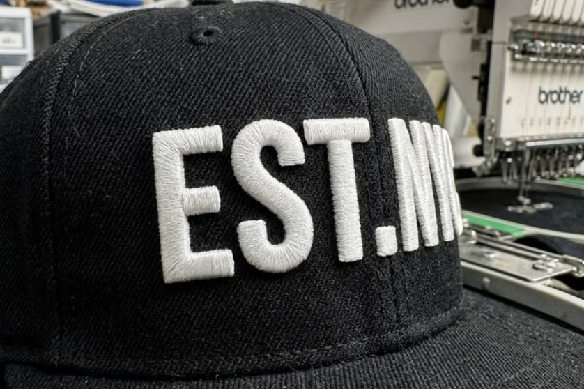 3d puff embroidery caps