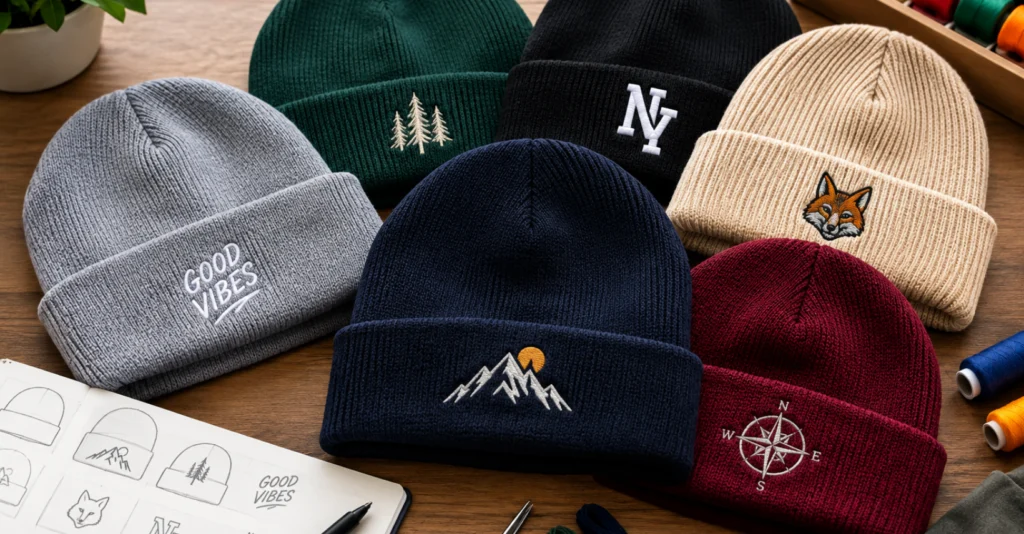 Embroidery Ideas for Custom Beanies